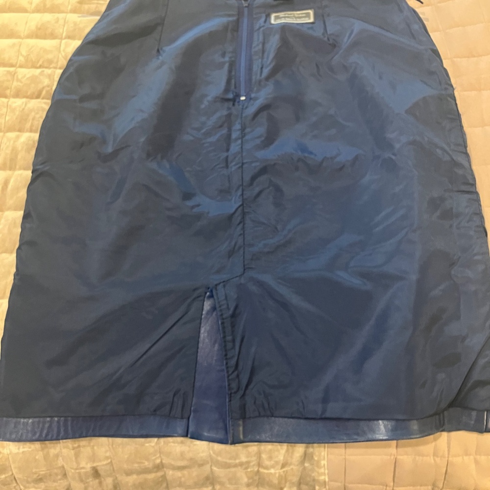 Blue Leather Skirt - Picture 8 of 8